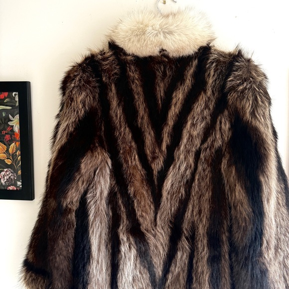 Vintage Authentic Western Furs Raccoon Full Length Coat - Picture 10 of 16